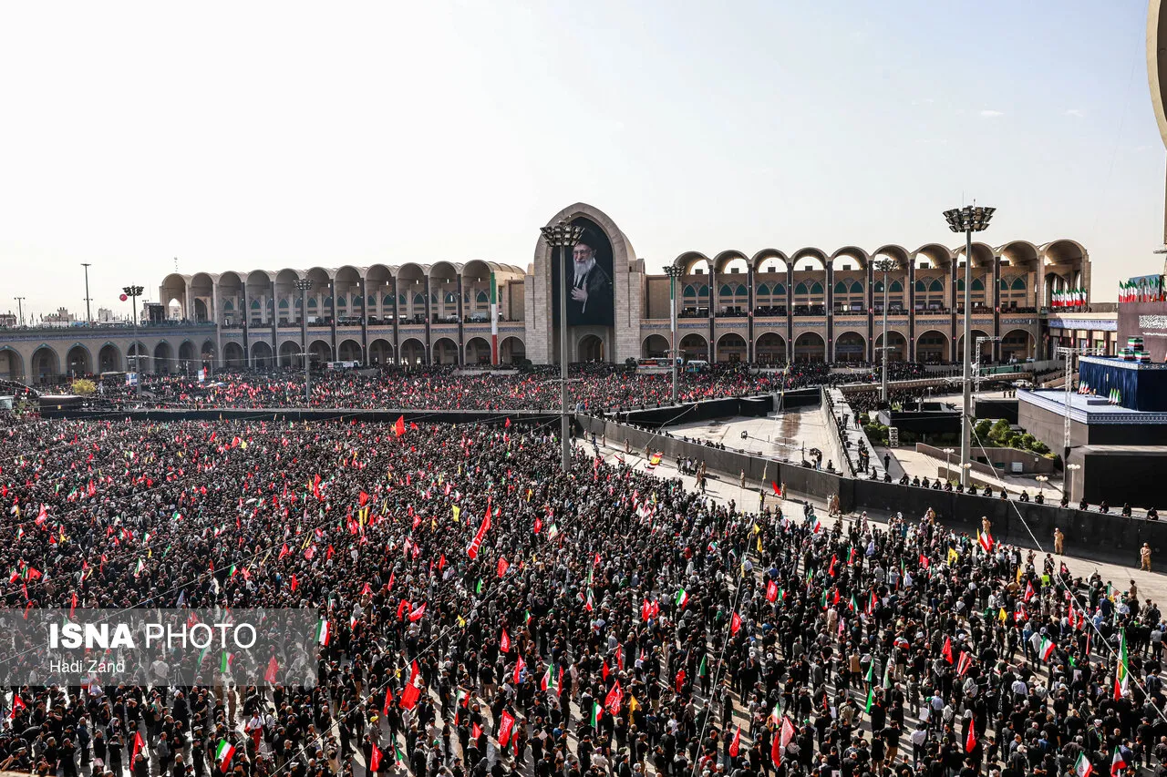 مصلی امام خمینی وداع با آقای شهید ایران