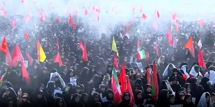 مصلی امام خمینی وداع با آقای شهید ایران