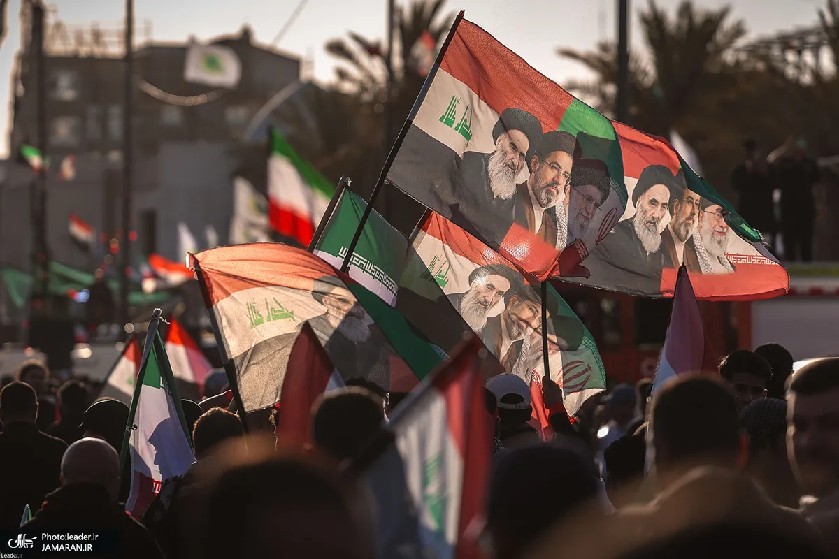 تشییع پیکر مطهر رهبر شهید در نجف اشرف تشییع پیکر مطهر رهبر شهید در نجف اشرف