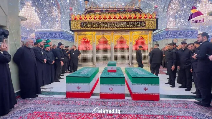 تصاویر تشییع رهبر شهید ایران در نجف تصاویر تشییع رهبر شهید ایران در نجف