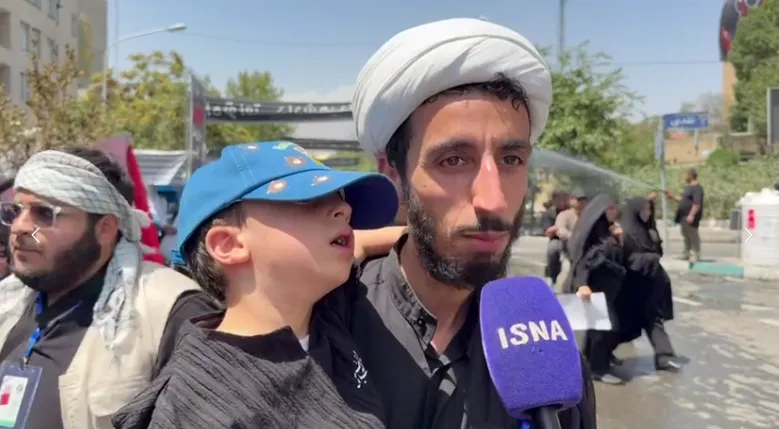 مصلی امام خمینی وداع با آقای شهید ایران