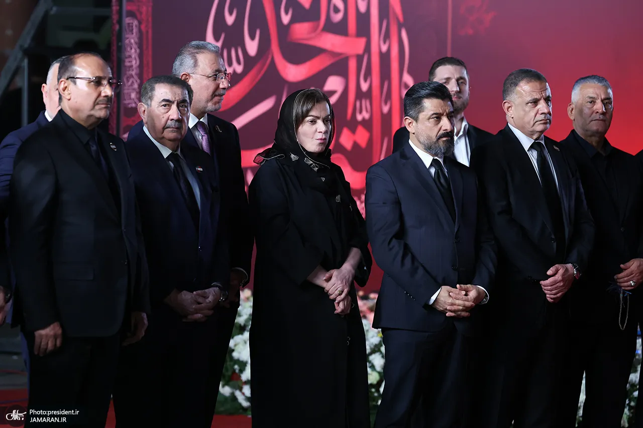 استقبال ار پیکر رهبر شهید در عراق استقبال ار پیکر رهبر شهید در عراق