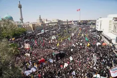 مراسم تشییع باشکوه آقای شهید در نجف اشرف/عکس