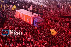 مراسم تشییع پیکر مطهر رهبر شهید انقلاب در کربلا