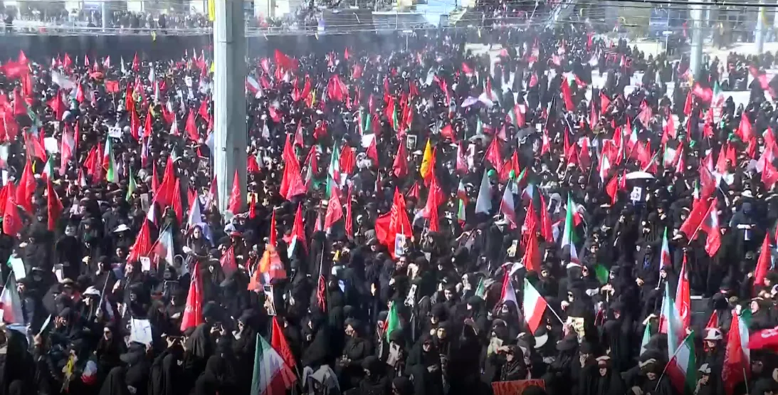 مصلی امام خمینی وداع با آقای شهید ایران