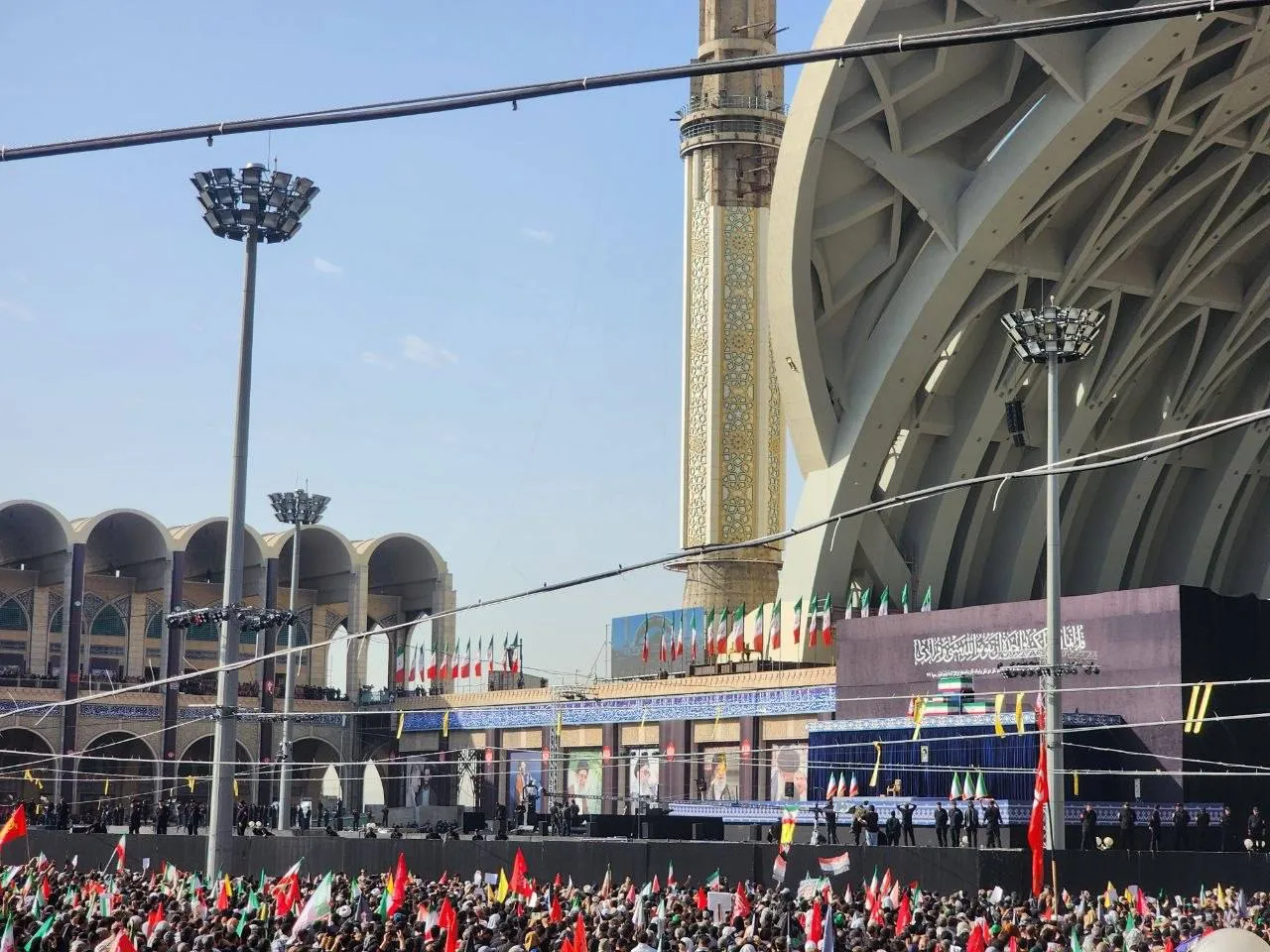 مصلی امام خمینی وداع با آقای شهید ایران