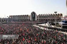 مصلی امام خمینی/مراسم وداع با «آقای شهید ایران»