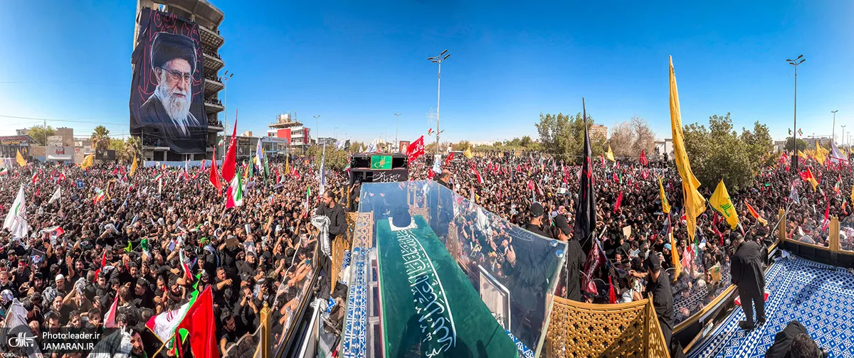 تشییع پیکر مطهر رهبر شهید در نجف اشرف تشییع پیکر مطهر رهبر شهید در نجف اشرف