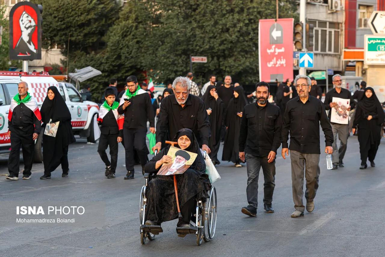 مصلی امام خمینی وداع با آقای شهید ایران