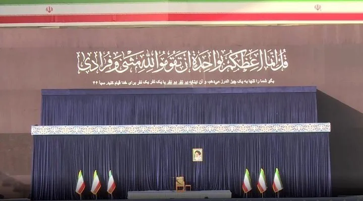 مصلی امام خمینی وداع با آقای شهید ایران