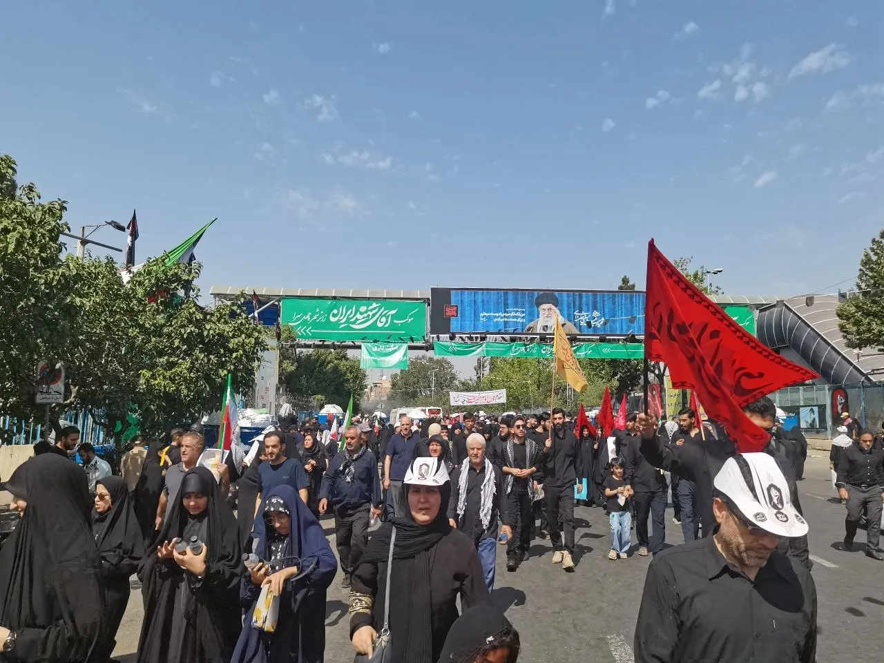 مصلی امام خمینی وداع با آقای شهید ایران