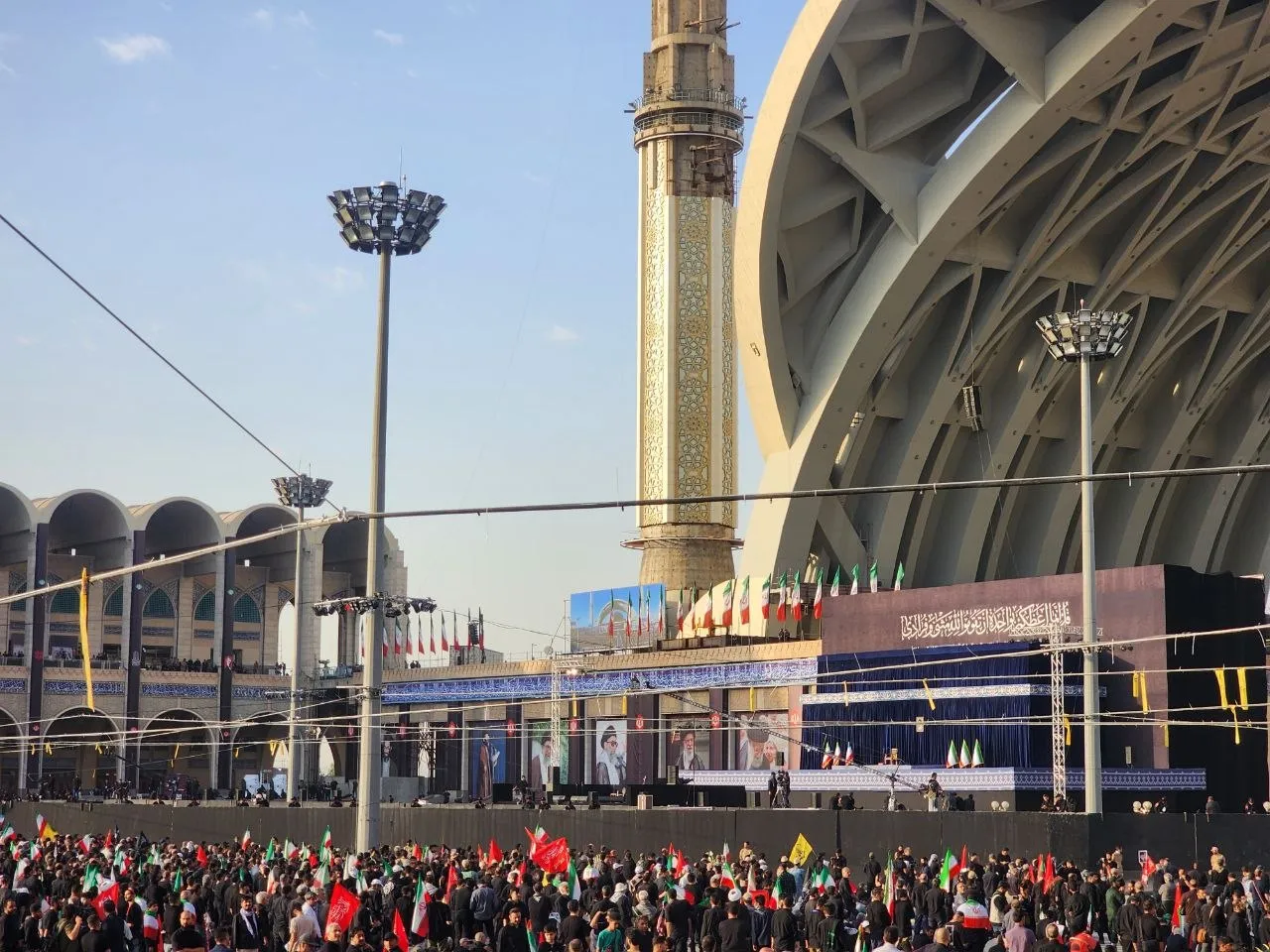 مصلی امام خمینی وداع با آقای شهید ایران