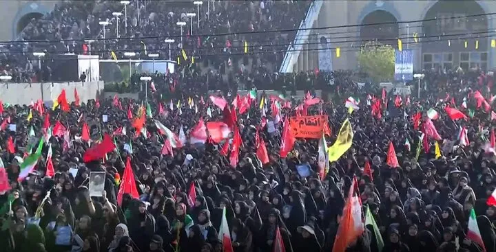 مصلی امام خمینی وداع با آقای شهید ایران