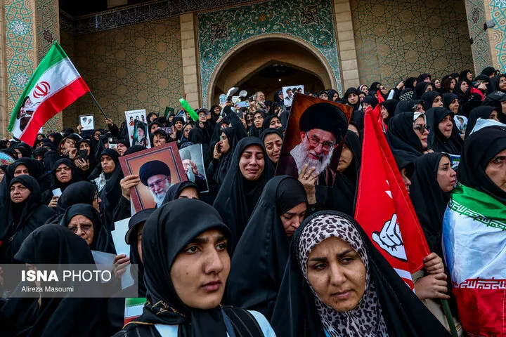 مصلی امام خمینی وداع با آقای شهید ایران